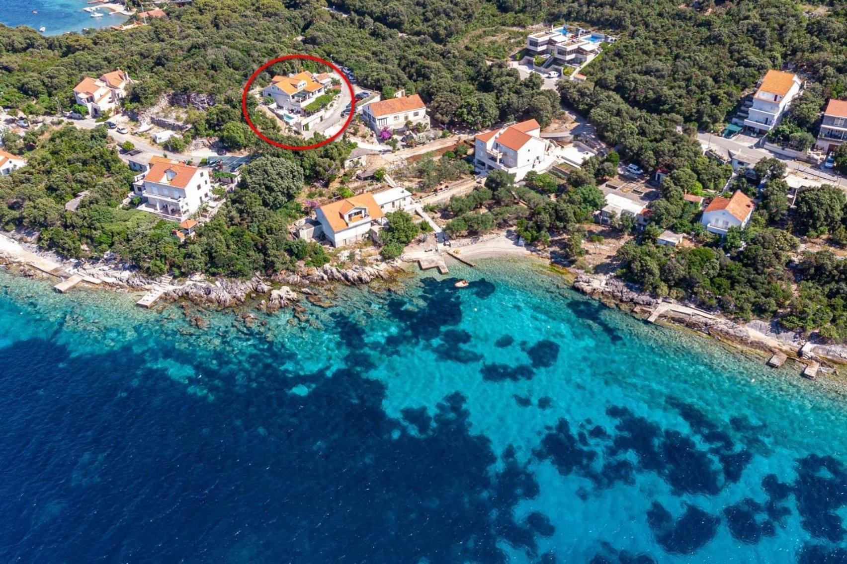 Seaside Apartments With A Swimming Pool Tri Zala, Korcula - 558 Žrnovo Kültér fotó